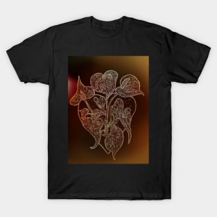 Red Peace Lily T-Shirt